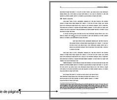 Conceito de rodapé Conceito de rodapé