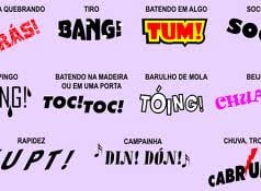 Conceito de onomatopeia Conceito de onomatopeia