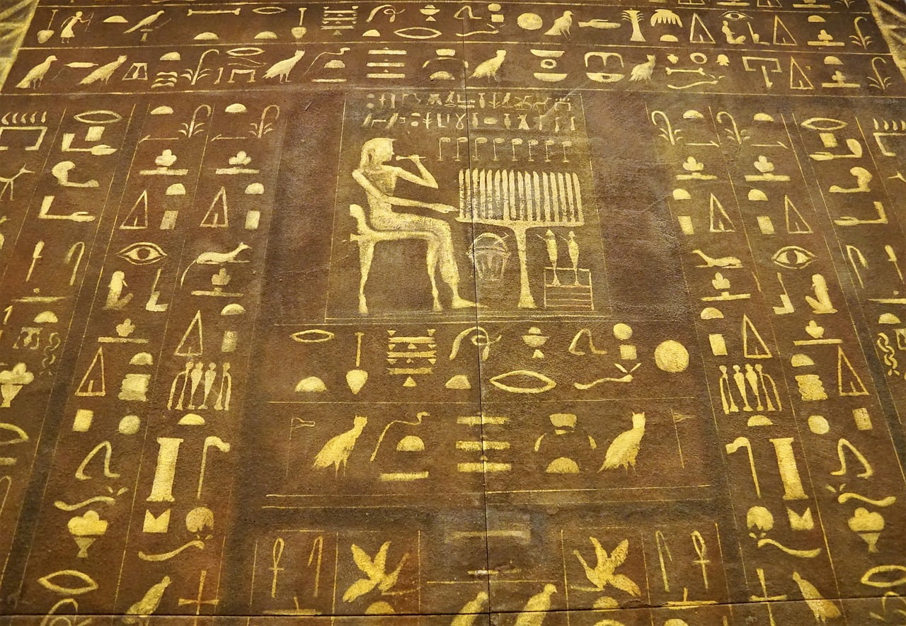 conceito de hieróglifos 
