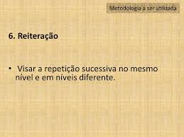 Conceito de reiteração - O que é, Definição e Significado